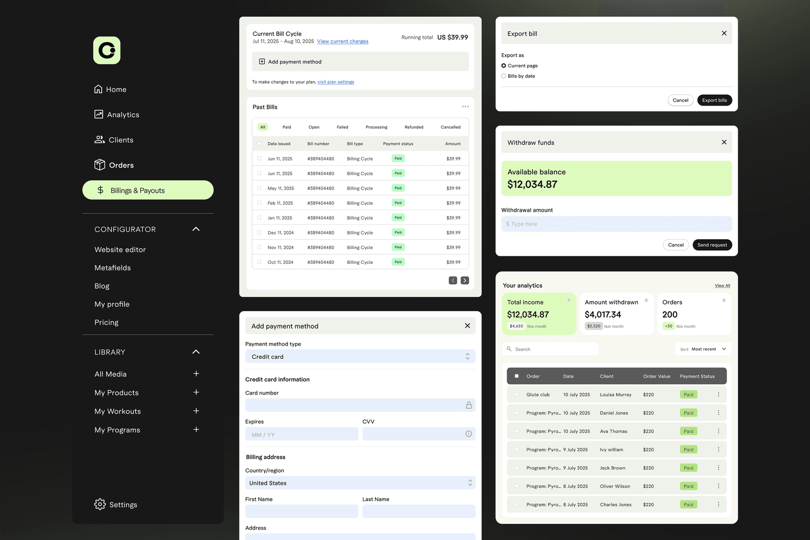 All-in-One SaaS for Fitness Brands screenshot 3