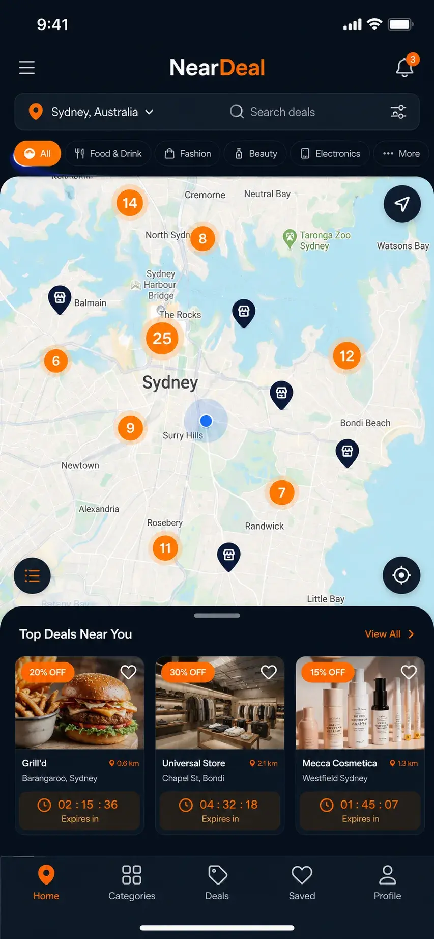 NearDeal — Real-Time Geofenced Deals Marketplace for Local Retail screenshot 3