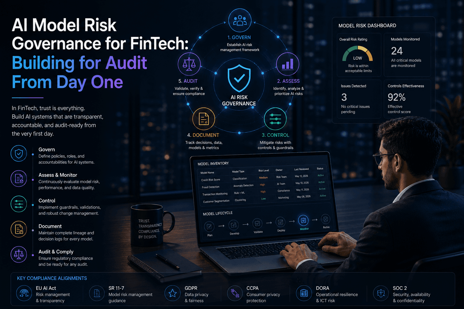 AI Model Risk Governance for FinTech: Building for Audit From Day One