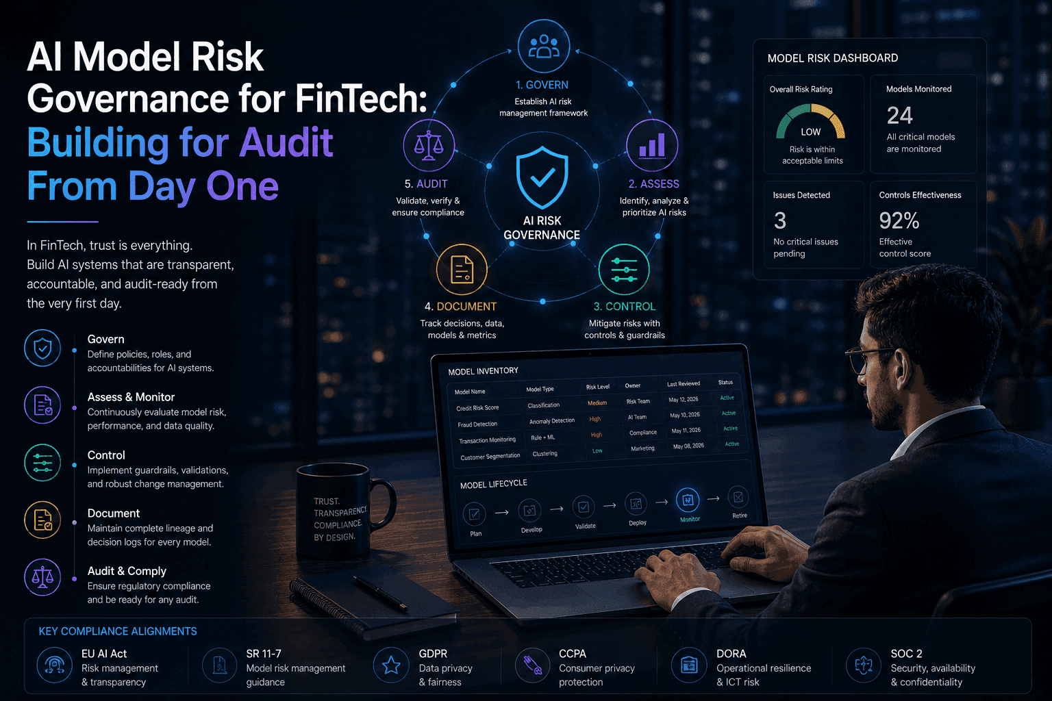 AI Model Risk Governance for FinTech: Building for Audit From Day One