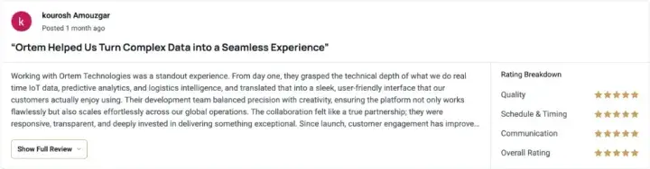 GoodFirms Review 1