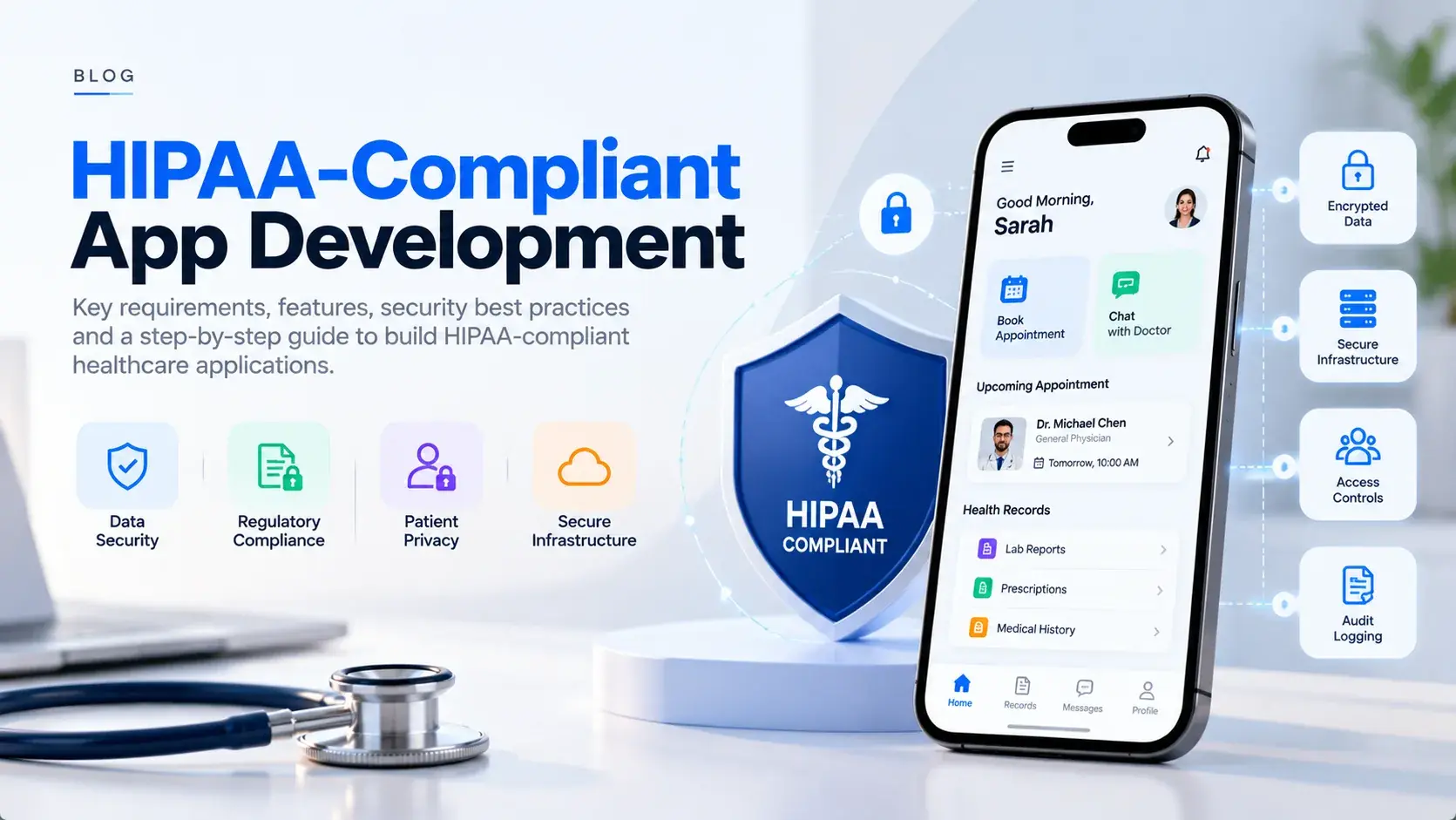 HIPAA-Compliant App Development in 2026: Checklist, Architecture and Cost Drivers