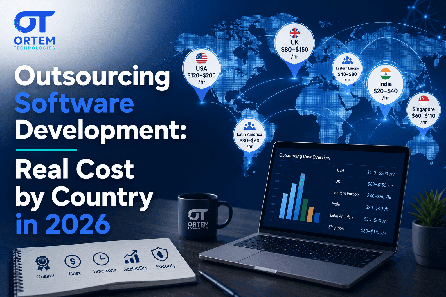 Outsourcing Software Development: Real Cost by Country in 2026