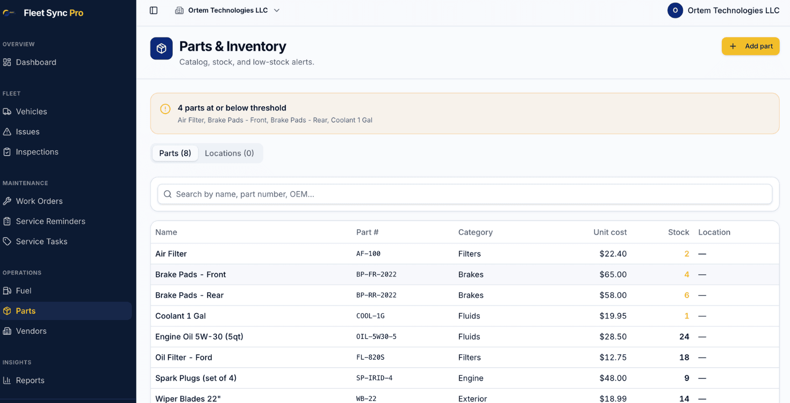 Fleet Sync Pro — Modern Fleet Operations SaaS Platform screenshot 5