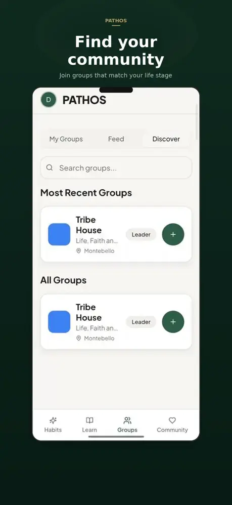 MyPathos — Faith-Based Habit Tracker & Community App screenshot 3