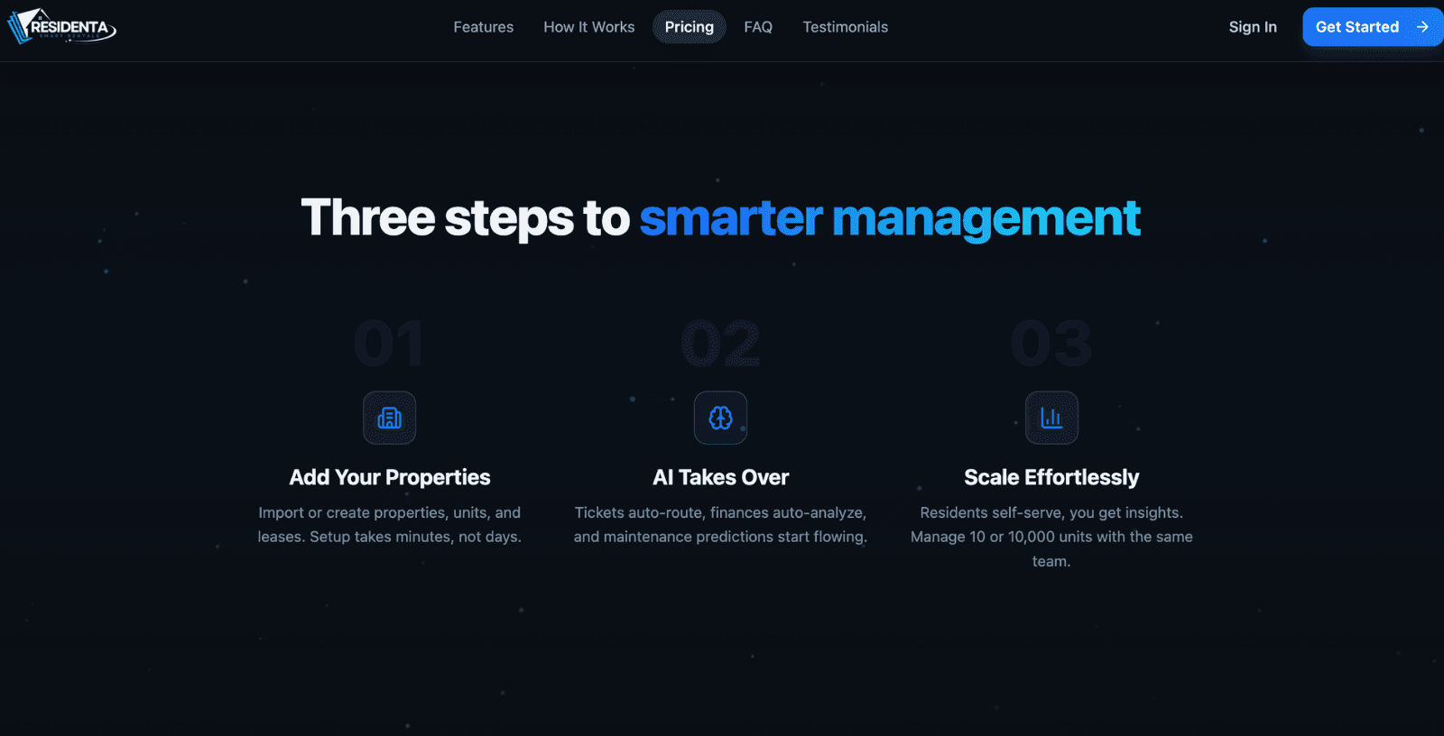 Residenta — AI-Powered Property Management SaaS screenshot 2