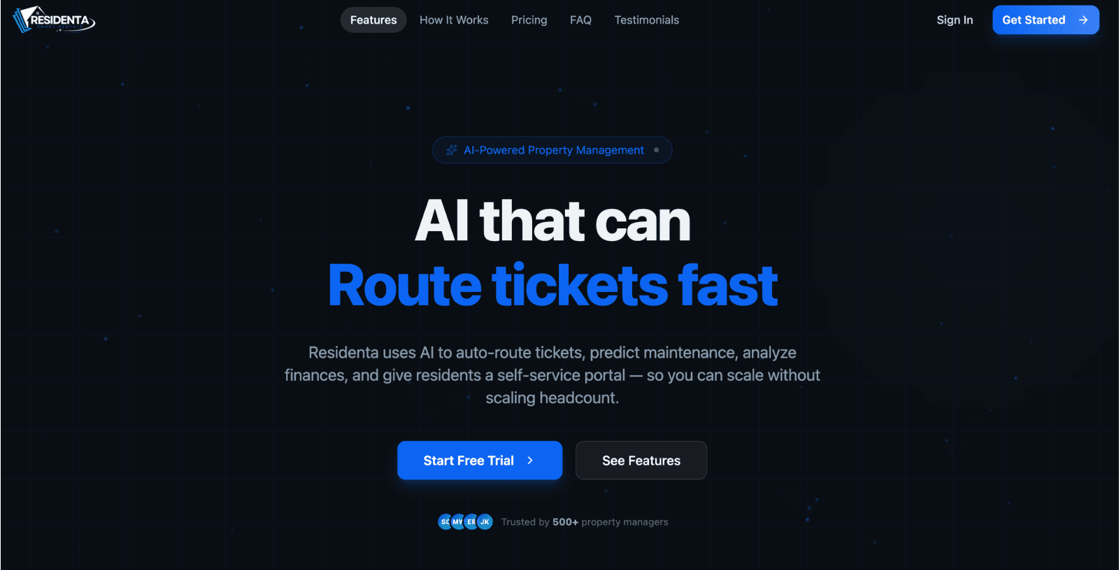 Residenta — AI-Powered Property Management SaaS