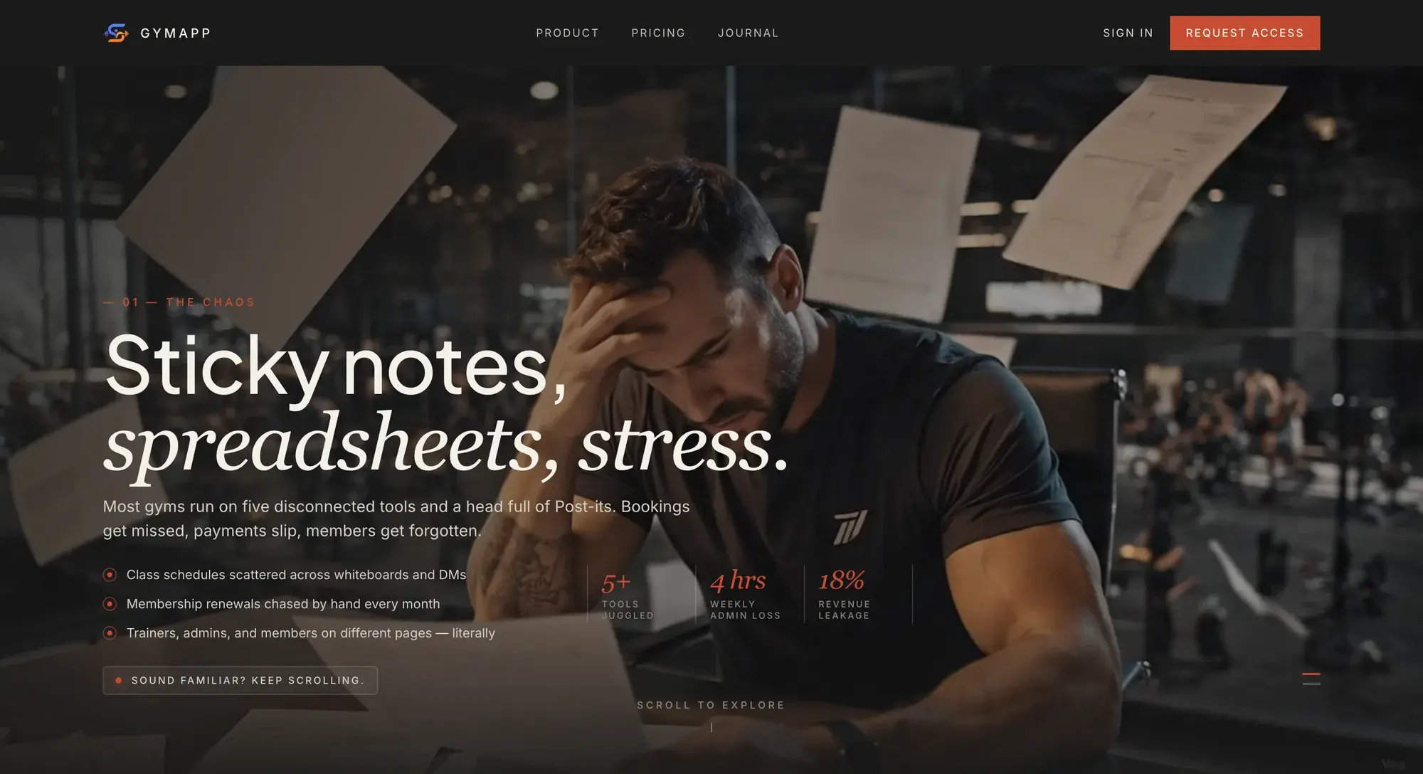 GymApp — Fitness & Gym Management SaaS screenshot 1