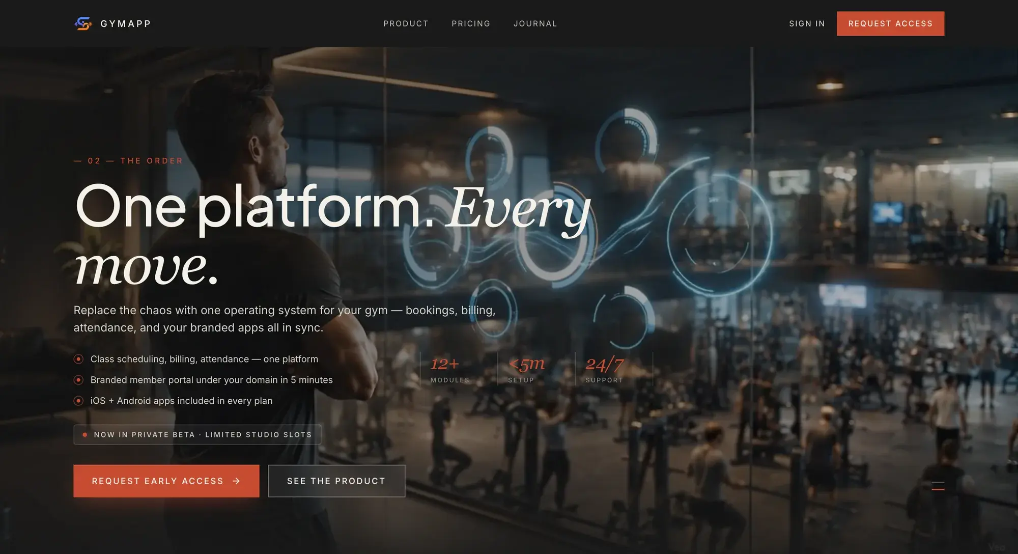GymApp — Fitness & Gym Management SaaS