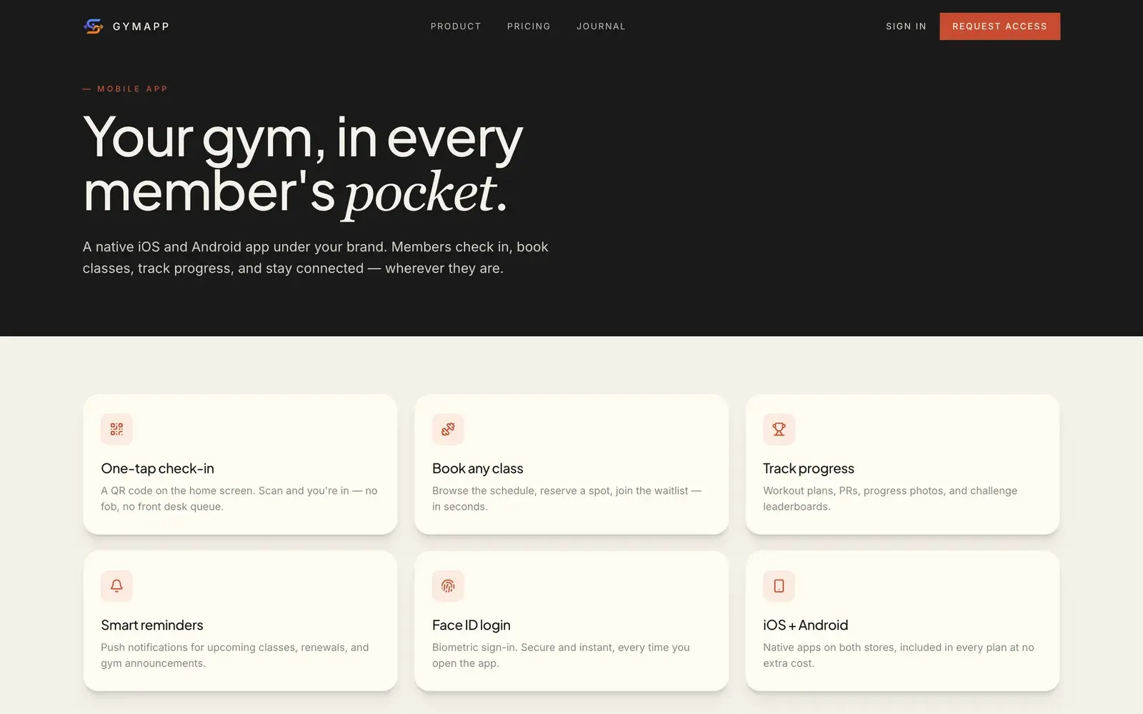 GymApp — Fitness & Gym Management SaaS screenshot 4