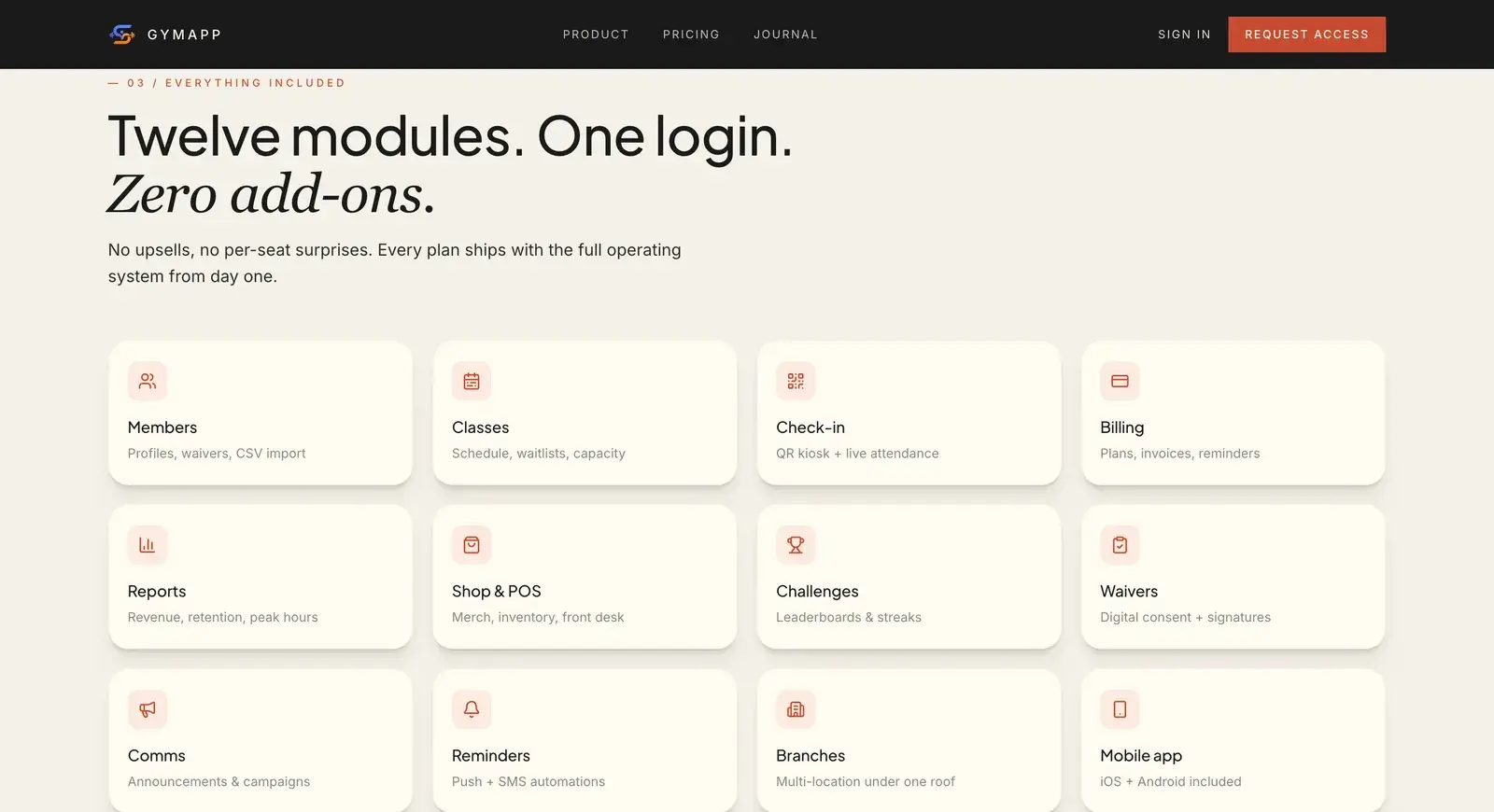 GymApp — Fitness & Gym Management SaaS screenshot 3